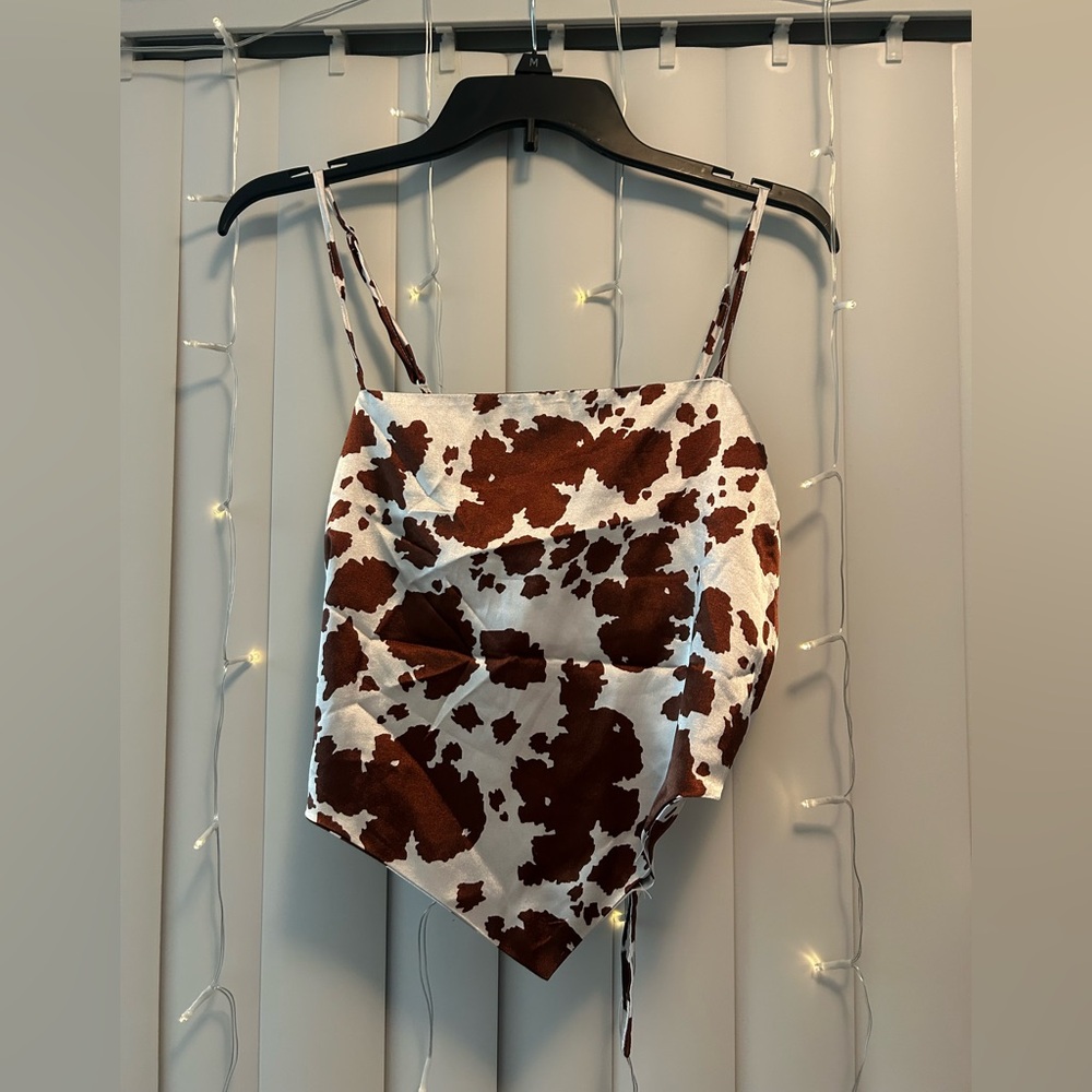 Rue21 Brown Cow Bandana Top
